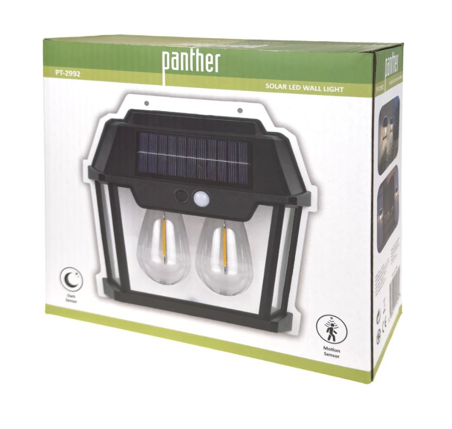 PANTHER PT-2992 SOLAR LED DUVAR LAMBASI